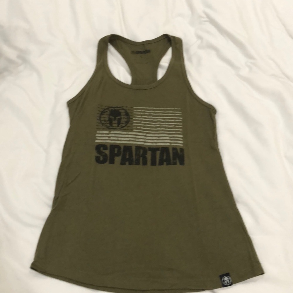 Spartan Flag Racerback Tank